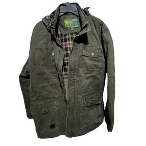 AFS Jeep Hooded & Lined Men Military Jacket Windproof Size XXL